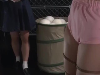 Asian Schoolgirl Lesbian Bullies the Faculty Nurse