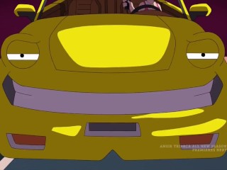 American dad giantess, riding on giantess