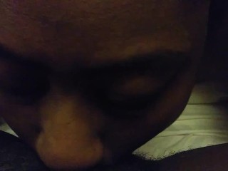 Black dyke loves consuming rainy pussy
