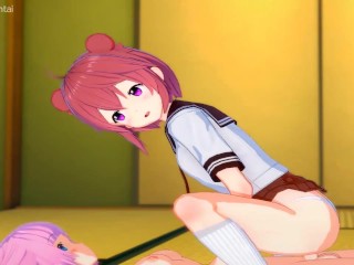 AKARI AKAZA FUTANARI YURU YURI