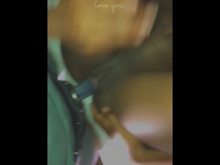 Ebony Lesbian Will get Strapped Down & Cums
