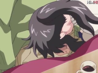 · Uncensored Hentai · Busty youngster does implausible blowjob deepthroat to get cum