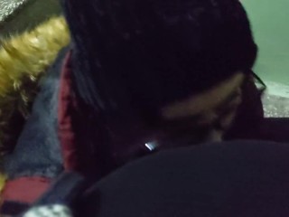 Getting My Dick Sucked In A Public Stairway In Kiev, Ukraine  Fur Adorable Nerdy Lady