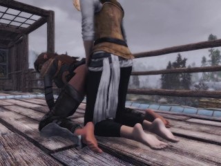 The Elder Scrolls V Skyrim Particular Version Pussy pounding dildo motion
