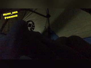 Thai Teenager Fast Creampie Babe Fucked in a Tent เต็นท์ข้างๆ เสียงดัง ไม่ใช่เต็นท์ K2 น่ะ