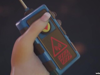 Brigitte provides Tracer her greatest orgasm