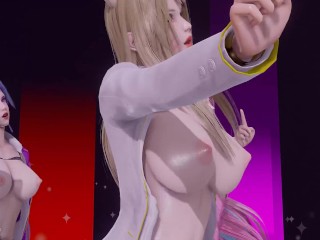[MMD] CHUNG HA – Snapping Strip Vers. Ahri Akali Kaisa Evelynn Seraphine KDA three-D Erotic Dance