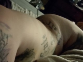 Large ass tatted up boobies