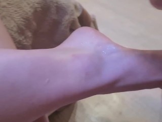 Goddess Alexandra`s foot worship and spit licking (TRAILER)