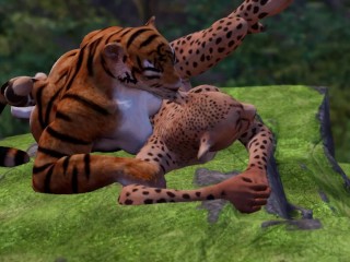 Ловля кота FURRY porno of lesbians