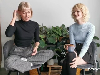 Sexy Blondes Have A laugh With the Magic Wand