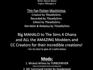 The WITCHER – Lesbian Threesome – Yennefer Teasing Geralt – Loud Moaning Orgasms – SIMS four Roleplay