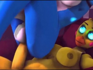 FutaChica Fucks FutaBonnie – FNAF
