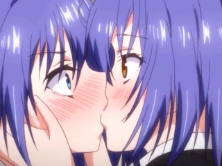 Anime Hentai Threesome with 2 sisters at school