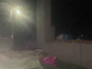 Chick 1st time getting fucked via any other chick.