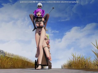 Driving The Picket Horse Teach (Yuri Bondage Intercourse) – 3-D MMD