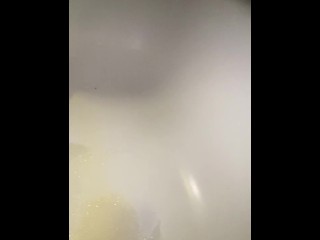 PISSING myself in PANTYHOSE! All over the place me and WHITE SOCKS