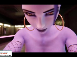 FUTANARI WIDOWMKER HARD FUCK AND CREAMPIE WITH BLACH WIDOW – OVERWATCH X AVENGERS HENTAI ANIMATION 4