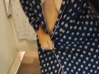 Novice spouse tries on garments bare in the correct room. Latina furry pussy, giant ass, giant knockers.