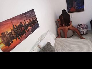 Lesbian ladies file video of themselves having intercourse.