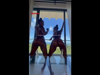 Sizzling women twerk earlier than Dillon journey|Complete video on OF