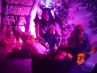Depraved Wooded area Witches Cosplay // Kinbaku Shibari Hollywood Halloween Efficiency