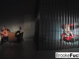 Watch Brooke Emblem be each the Cop and the Inmate!