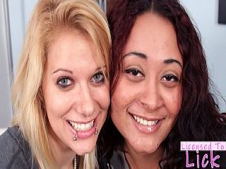 LICENSED TO LICK – Black Dyke Lady Devours White Lady