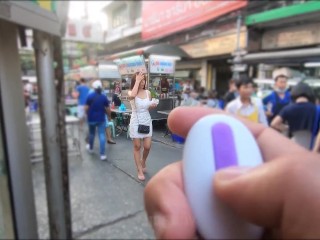 Thai Adorable Lady Far off Keep watch over Vibrator in Public ( English Subtitles)