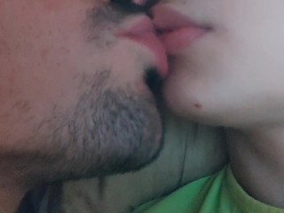 Sloppy wild FRENCH KISSING with my adorable gf – FREE ONLYFANS preview