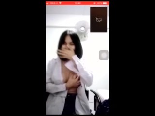 Thai youngster large boobs | สาวอาชีวะโชว์นม